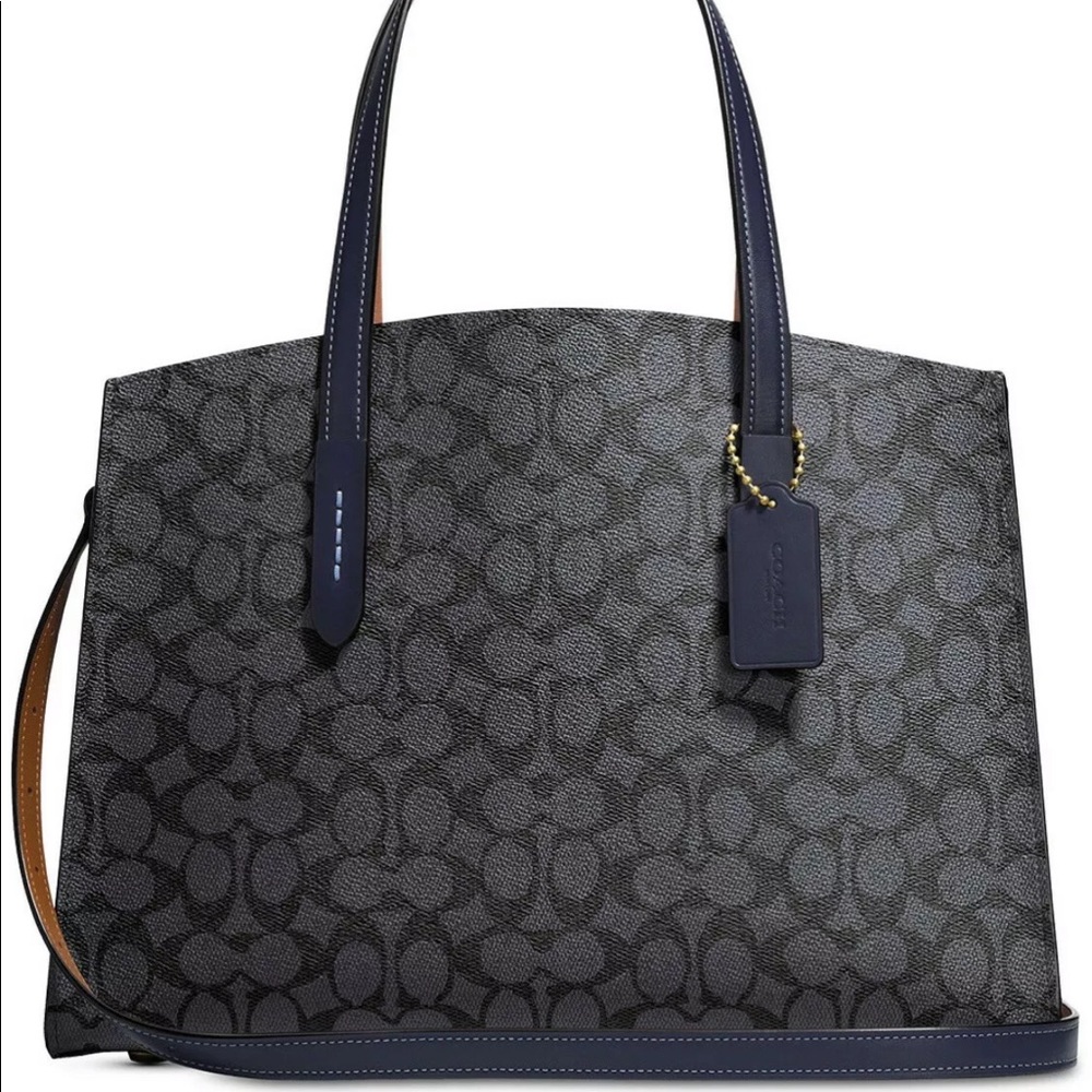 COPY - Coach 31210 Charlie Signature Canvas Carry…
